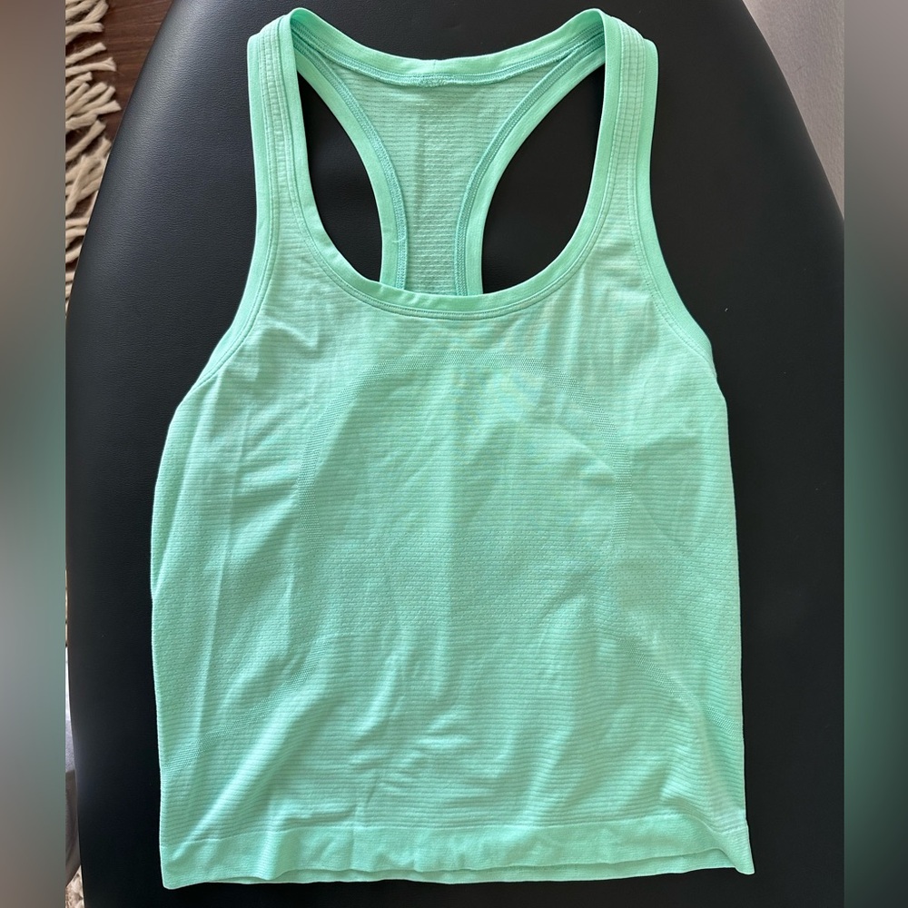 LULULEMON SWIFTY TECH RACERBACK TANK TOP 2.0 RACE LENGTH - Wild Mint/Wild Mint